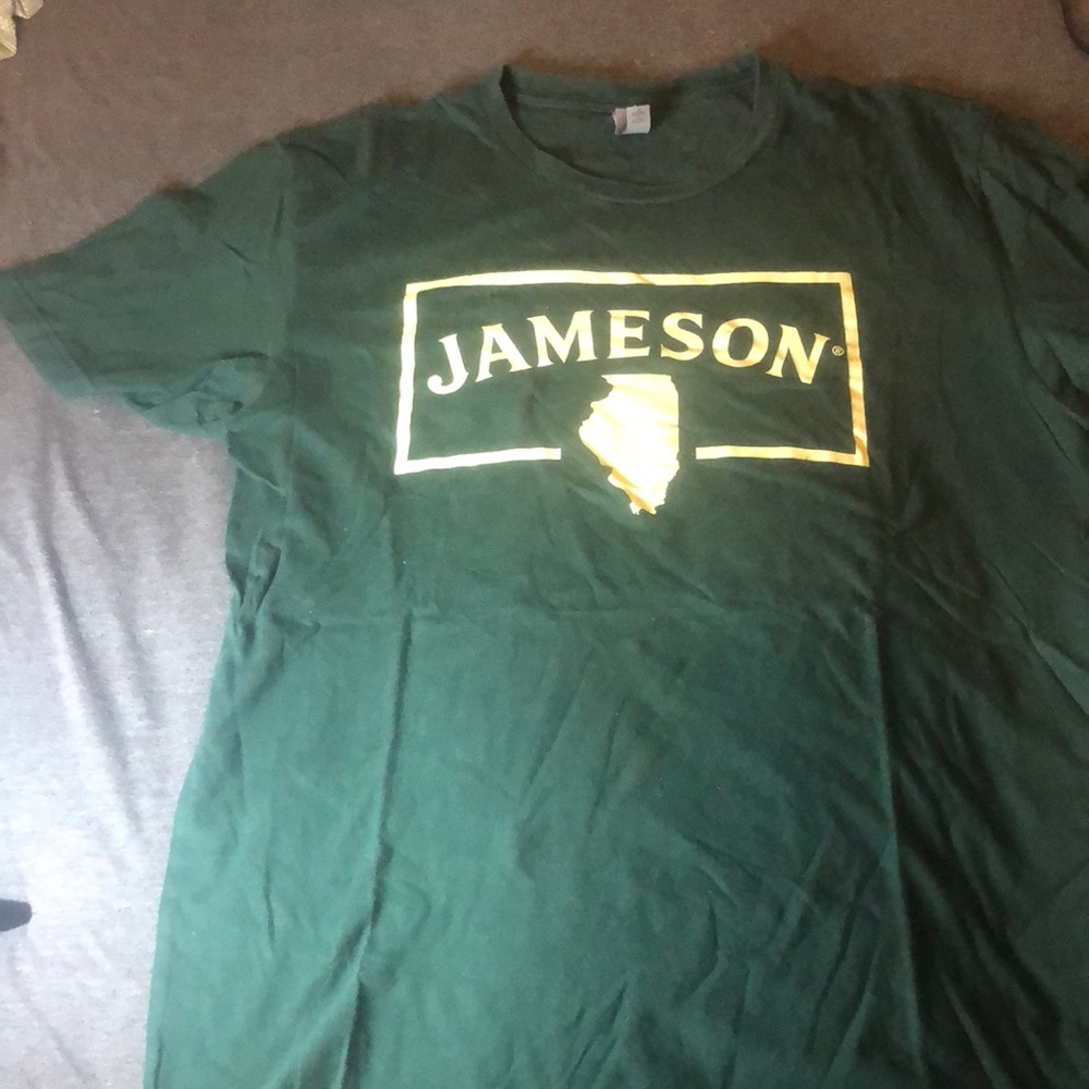 Next level Jameson print green t-shirt